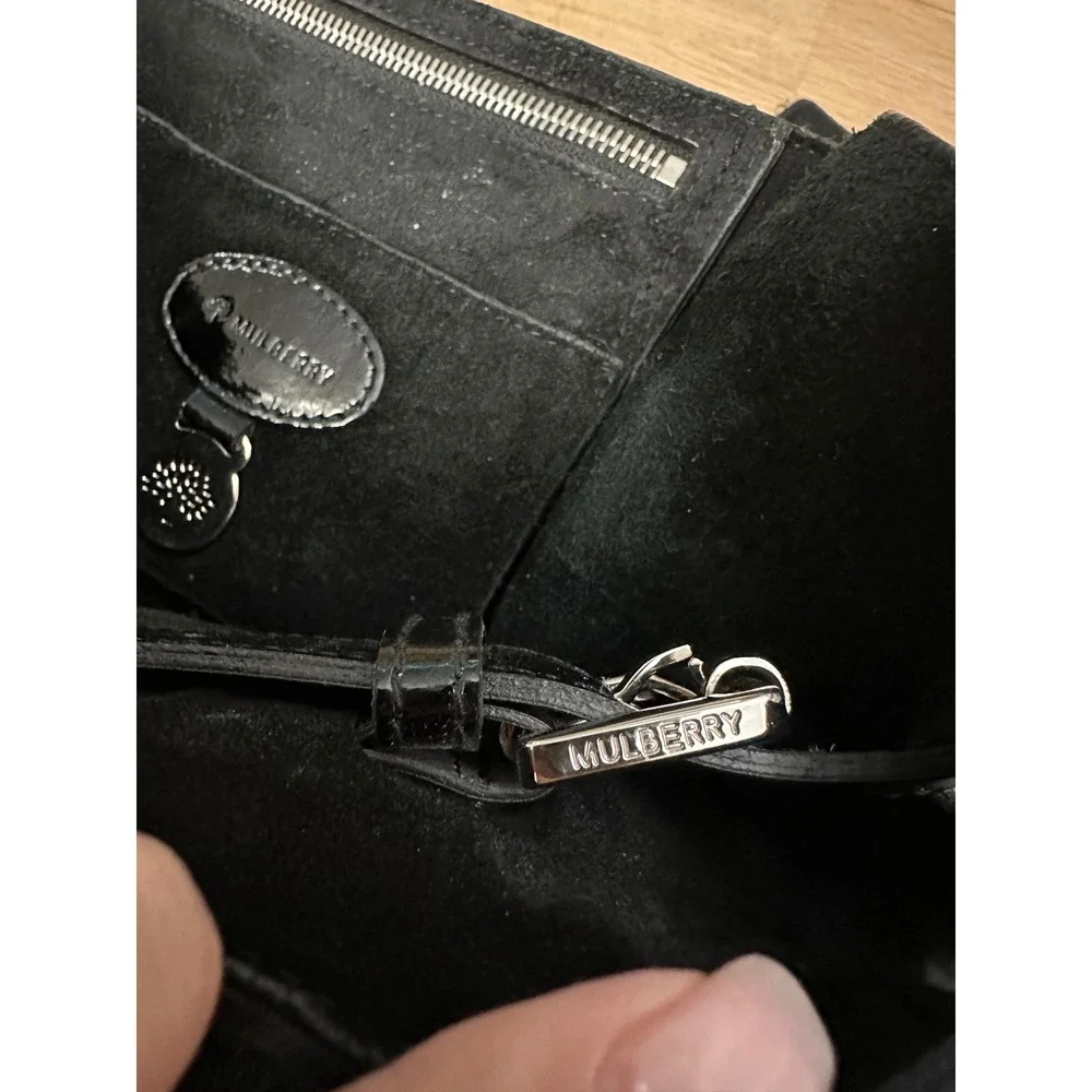 Mulberry Bayswater Black Patent Leather Bag